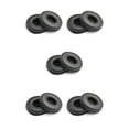 thumbnail image 1 of Guardoinrt Coussinets d'Oreille Coussin Accessoires en Cuir Rond Respirant Cache-Oreilles Housse d'Audition de Remplacement pour K518 ZX300 Écouteurs Noir 5Ensemble, 1 of 6