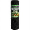 Jackson Wire 12012629 Poultry Netting, Black Vinyl Coated, 1x48Inchx50Foot