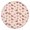 Pink Highland Cow Flower Pattern, variant on Gray Highland Cow Lemon Pattern Round Fitted Tablecloth with Elastic Edge,Dining Table Cover Waterproof,Outdoor Round Tablecloth for Camping,Dining,Indoor and Outdoor