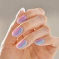 thumbnail image 2 of KISS imPRESS no glue needed press on nails, color fx, fly up, pink, short squoval, 30 count, 2 of 9