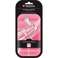 thumbnail image 1 of Verbatim SecureClip Earphones Headphones Pink, 1 of 2