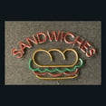 thumbnail image 2 of Handmadetneonsign Sandwiches Neon Sign, Sandwiches Open Wall Art Decor, Signboard for Sandwiches Store Wall Decor, 2 of 5