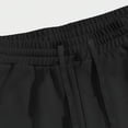 thumbnail image 6 of Zedker Men's 5-Inch Inseam Shorts Elastic Waist with Drawstring Casual Lightweight Summer Beach Shorts with Pocket Black L, 6 of 7