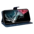 thumbnail image 4 of Designed for Samsung Galaxy S21 Ultra Case Wallet, Men Women Flip Folio Cover with PU Leather Stand Credit Card Holders Slots Wrist Strap Magnetic Clasp Phone Case for Samsung Galaxy S21 Ultra, Blue, 4 of 11