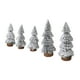 thumbnail image 2 of Árbol de Navidad artificial flocado, cedro flocado en miniatura decorativo para escritorio, 2 of 14