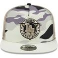 thumbnail image 2 of Men's New Era White Los Angeles Dodgers Chrome Camo A-Frame 9FIFTY Trucker Snapback Hat, 2 of 6