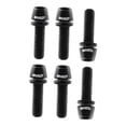 thumbnail image 2 of Juego de 6 tornillos para vástago de bicicleta, tornillos para freno de disco de bicicleta, piezas para tornillos de vástago de manillar, Negro, 2 of 9