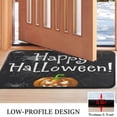 thumbnail image 3 of Happy Halloween Pumpkin Front Door Mat Anti Slip Pumpkin Skull Bat Spider Welcome Mat Funny the Indoor Door Mat/Outdoor Crystal Velvet 30x17 Inches, 3 of 7