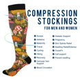 thumbnail image 2 of FORMRS Womens Knee High Socks Casual Long Thick Travel Daily Wear, 1 Pair, Vibrant Mushroom, 2 of 6