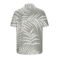 thumbnail image 5 of Mens Short Sleeve Dress Shirts Slim Fit Tshirts Shirts for Men Graphic Summer Tshirts Hawaiian Shirt for Men Cotton order again, 5 of 6
