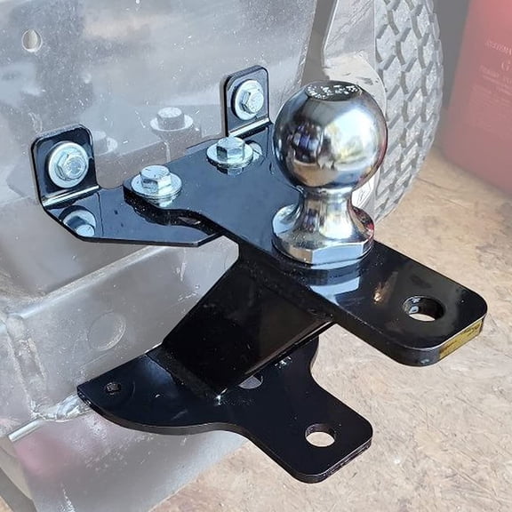 NIXFACE Zero Turn Lawn Mower Trailer Hitch Receiver 5" Rise 3 Way Heavy Duty Universal Lawn Garden Tractor Towing Hitch