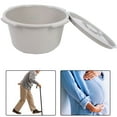 thumbnail image 1 of AMONIDA Thickening Bucket Bucket Portable Thickening Bucket Commode Bucket For Elderly, 1 of 8