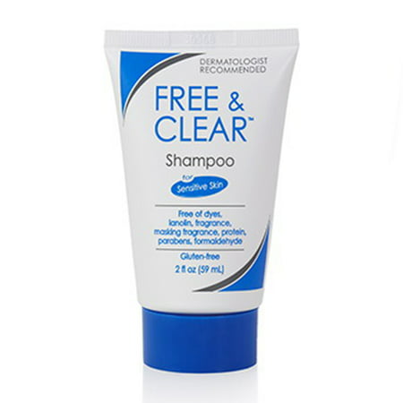 Free And Clear Gluten Free Shampoo For Sensitive Skin Travel (Best Shampoo For Sensitive Skin)