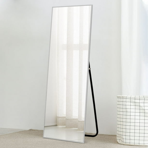 Neutype 65"x22" Rectangular Full Length Mirror with Stand Floor Mirror