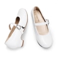 thumbnail image 4 of Zapatos Mary Jane para Niñas DREAM PAIRS KFL219 Blancos con Tacón Bajo Talla 12, 4 of 5