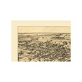 thumbnail image 3 of Historic Panoramic View - Quitman Georgia - Norris 1885 - 23 x 33.23 - Vintage Wall Art, 3 of 5