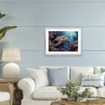 thumbnail image 2 of Stupell Industries Colorful Coral Reef & Turtle Gray Framed Print Under Glass, design by LSR Design Studio, 17 x 23, 2 of 10