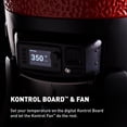 thumbnail image 5 of Kamado Joe 18 in. Konnected Charcoal Grill and Smoker Black/Red, 5 of 8