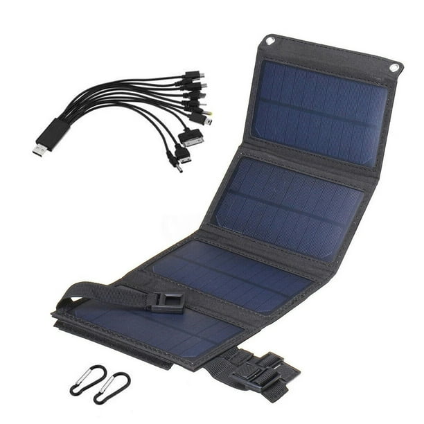 FANCY Foldable USB Output Solar Panel 5V Portable Household Charger Emergency Hiking Backpacking