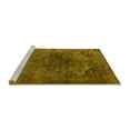thumbnail image 2 of Ahgly Company Machine Washable Indoor Rectangle Oriental Yellow Industrial Area Rugs, 2' x 3', 2 of 4