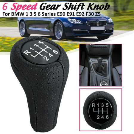 5 / 6 Speed Gear Shift Knob Shifter Manual Transmission For BMW 1 3 5 6 Series E90 E91 E92 F30 Z5 F20 M3 M4 M5 X5 X6 (Best Transmission Oil For Harley 6 Speed)