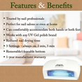 thumbnail image 3 of Thermal Spa 45 Watt UV Manicure & Pedicure At Home Auto Gel Lamp Nail Dryer, 3 of 5