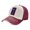 Dark Red, variant on Nebula Galaxy Purple Baseball Cap Distressed Adjustable Vintage Cotton Denim Hat for Women Men