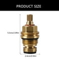 thumbnail image 5 of Yammee Brass Slow Opening Spool Faucet Cartridge Valves Core Faucet Repair Parts, 5 of 7