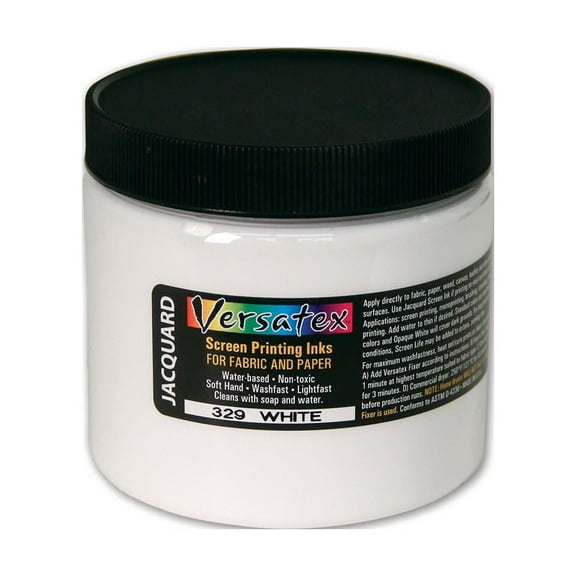 Jacquard Versatex Screen Printing Ink, 16 oz., White