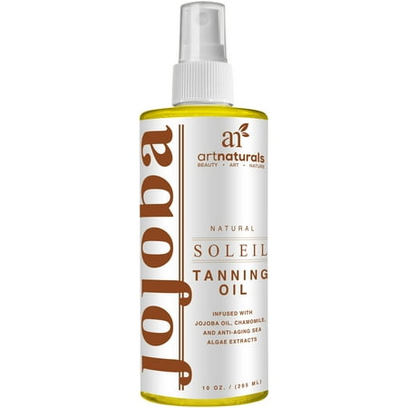 Soleil Tanning Oil (10oz) Natural Oil Infused w/ Jojoba Oil Hydrating
