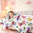 thumbnail image 4 of Manfei Festive Dinosaur Wildlife 7pcs Queen Bedding,Traditional Santa Hat Bedding Comforter Set Queen,Green White,Christmas Reversible, 4 of 6