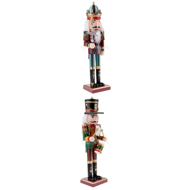 2pcs 30cm Solider Cascanueces de Modelo Muñeca de Juguete Inicio