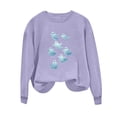 thumbnail image 2 of XUNKUSGA Halloween Sweatshirts for Women Classic Graphic Crewneck Long Sleeve Pullover Tops Casual Loose Shirts for Women Fashion Halloween Sweatshirt Women XL, 2 of 5