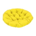 thumbnail image 5 of Hammock Chair Cushion Egg Chair Cushion Replacement Indoor or Outdoor Swing Chair Seat Cushion Pillow Round Thicken Chair Pad for Home Patio 60cmx60cm yellow, 5 of 10