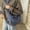 Blue, variant on Nylon Crescent Crossbody Bag for Women Shoulder Tote Handbag Casual Sling Bag Dumpling Purse Bag for Outdoor Travel