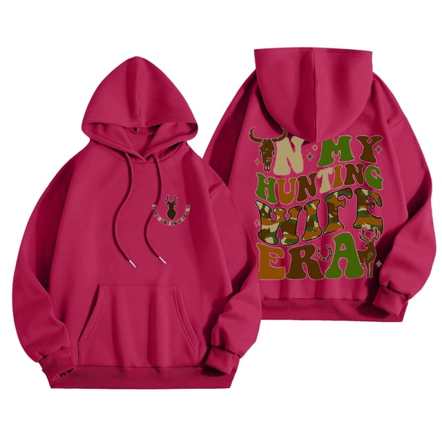 WEAIXIMIUNG Chandail Camouflage pour Femmes Vêtements Automne Hiver Chandail à Capuchon Imprimé pour Femmes