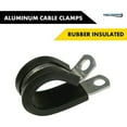 thumbnail image 3 of Aluminum Cable Clamps - 5/8" Diameter- Rubber Insulated - 100 Pcs, 3 of 7