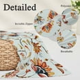 thumbnail image 2 of Green Spring Floral Pillow Covers, Linen Long Throw Pillow Case, Summer Botanical Vintage Birds Holiday Pillow Protector Decorative Cushion Cover for Living Room/Bedroom 20" x 30", 2 of 8