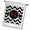 Black/Red, variant on 3dRose, Black and white chevron monogram red initial G, 12 x 18 inch Garden Flag