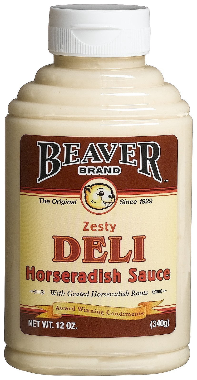Beaver Brand Deli Horseradish Sauce, 12Ounce Squeezable Bottles (Pack