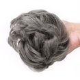 thumbnail image 3 of Mode Désordonné Extensions de Pain de Cheveux Scrunchies Cheveux Morceaux Donut Updo Queue de Cheval pour les Femmes, 3 of 6