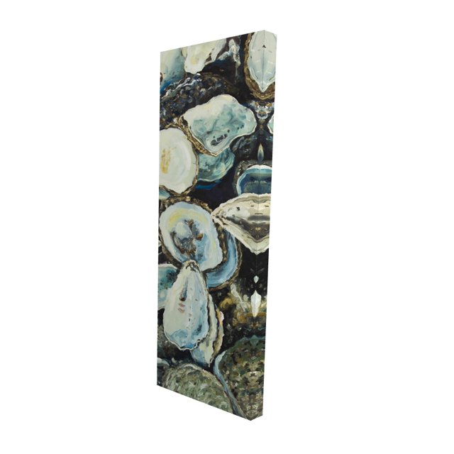 Oyster shells - 20"x60" canvas - Print on demand