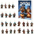 thumbnail image 1 of Matoen12 Christmas Countdown Calendar Christmas Blinds Box Gift Dog Christmas Tree Pendant Blinds Box, 1 of 7