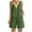 Army Green, variant on Teissuly 2PC Fashion Woman Round Neck Sleeveless Blouse +Loose Pockets Pants Sets