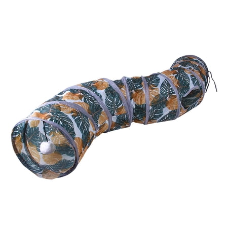 Collapsible Cat Tunnel Play Hideaway Small Animals Mouse Rat Tube Cage Toys S pass