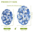 thumbnail image 2 of 3 Packs Of Wood Pulp Cotton Dishwashing Sponge 3.54x2.56 Inch Dishwashing Sponge Household Cleaning Sponge Kitchen Utensils Clean Use Blue Flowers Seamless, 2 of 7