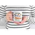 thumbnail image 2 of Autumn Skies & Pumpkin Pies White Ceramic Coffee & Tea Mug for Fall (15oz), 2 of 6