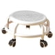 thumbnail image 3 of Taburete de ruedas universal, taburete de asiento de rodillo bajo, cambio de zapatos móvil, taburete giratorio de 360 degree de bajo ruido para barbería, Gris perfecl Asiento rodante bajo, 3 of 8