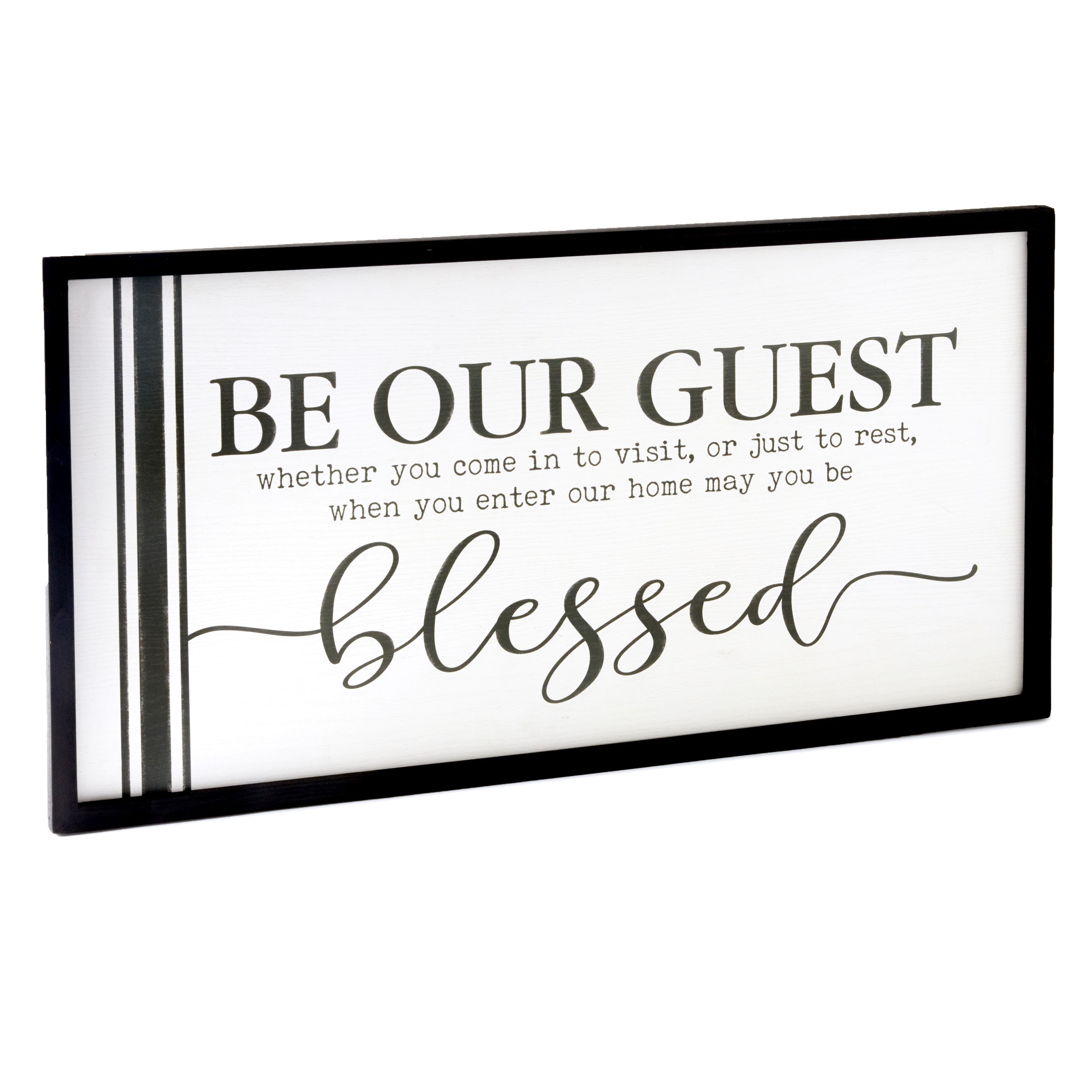 Contemporary Home Accent Be Our Guest WiFi Password Sign for Visitors 