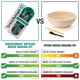 thumbnail image 2 of Breadsmart Kit para hacer pan artesanal, juego de 5 piezas de suministros para hornear pan de masa fermentada, raspador de cojo, batidor, cesta para prueba de pan Banneton y forro de algodón, 2 of 5